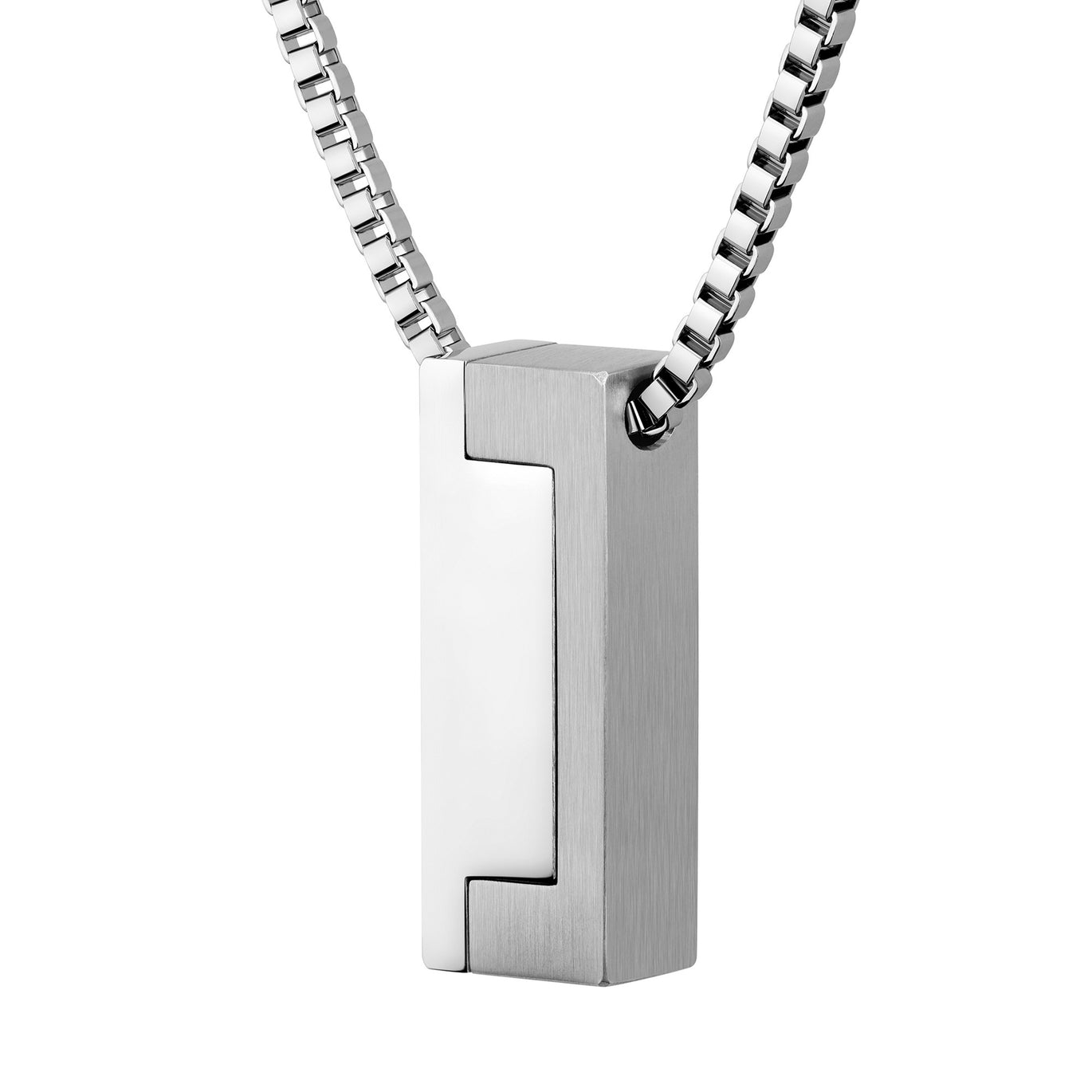 BOSS Candor Stainless Steel Bar Mens Necklace