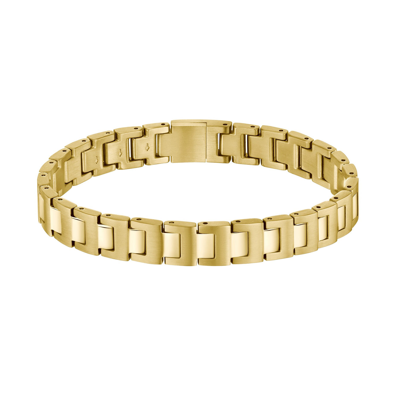 BOSS Candor Gold Plated Stainless Steel Link Mens Bracelet