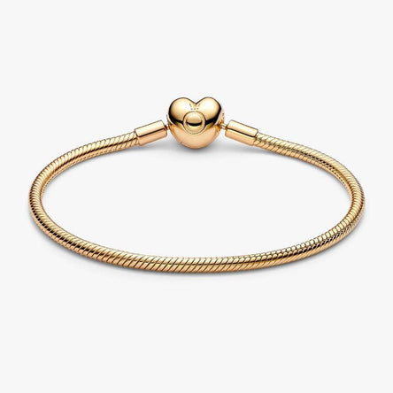 Pandora Heart Clasp Snake Chain Bracelet