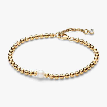 Pandora Treated Freshwater Cultured Pearl & Beads Bracelet