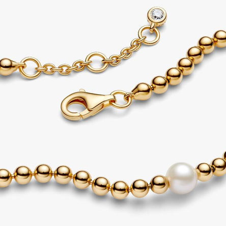Pandora Treated Freshwater Cultured Pearl & Beads Bracelet