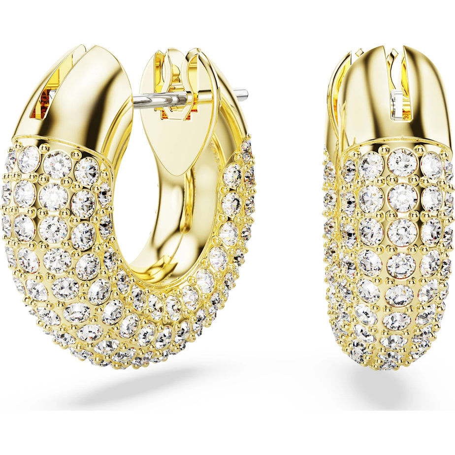 Swarovski Dextera Hoop Earrings Gold