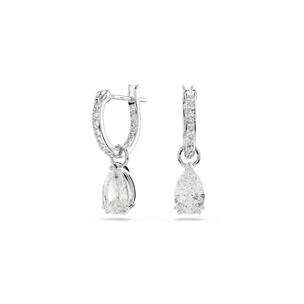 Swarovski Millenia Hoop Earrings White