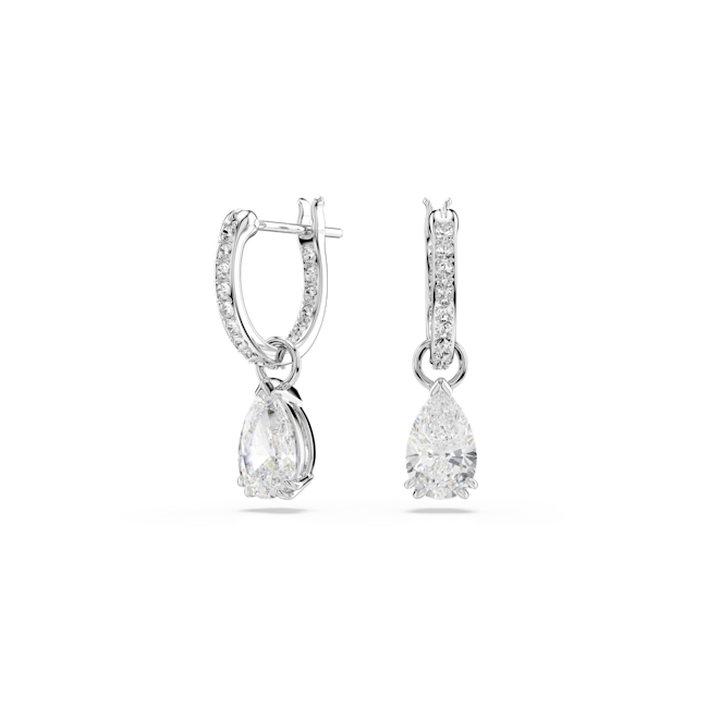 Swarovski Millenia Hoop Earrings White