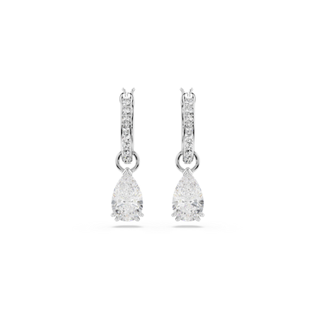Swarovski Millenia Hoop Earrings White