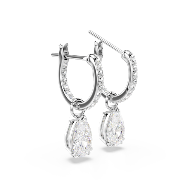 Swarovski Millenia Hoop Earrings White