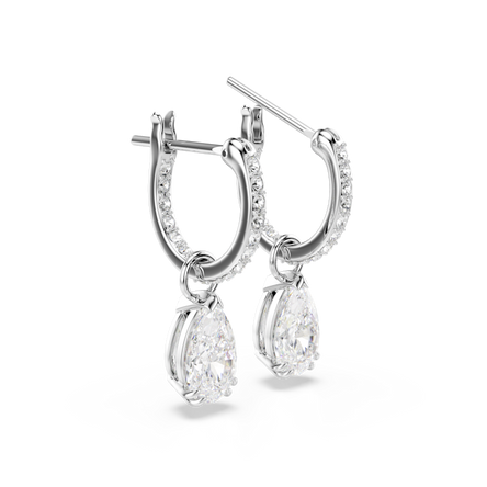 Swarovski Millenia Hoop Earrings White