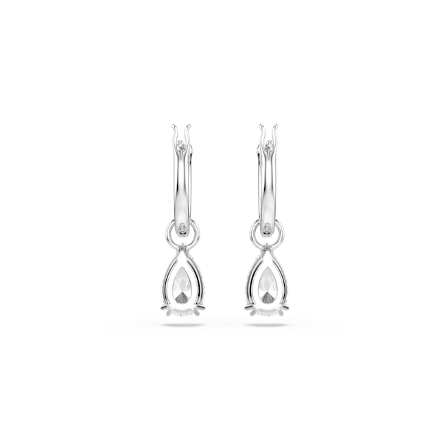 Swarovski Millenia Hoop Earrings White