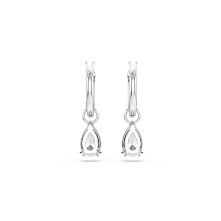 Swarovski Millenia Hoop Earrings White