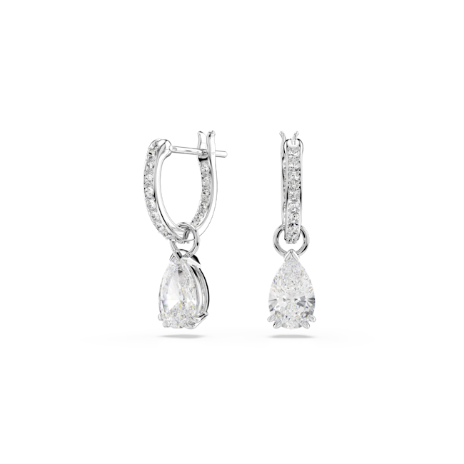 Swarovski Millenia Hoop Earrings White