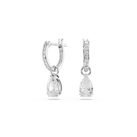 Swarovski Millenia Hoop Earrings White