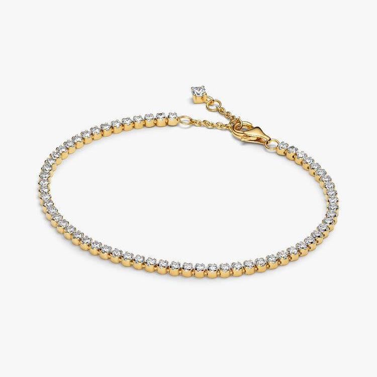 Pandora Sparkling Slim Tennis Bracelet