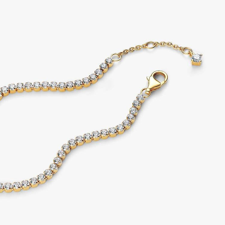 Pandora Sparkling Slim Tennis Bracelet