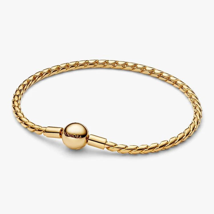 Pandora Round Clasp Wing Chain Bracelet