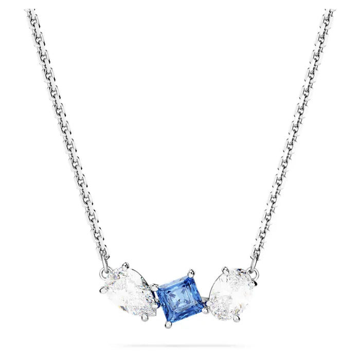 Swarovski Mesmera Necklace with Blue Stone