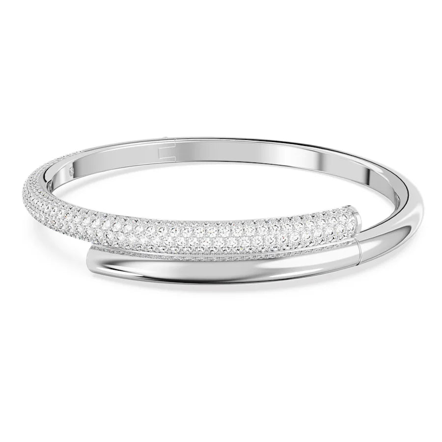 Swarovski Rhodium Plate Dextera Bangle