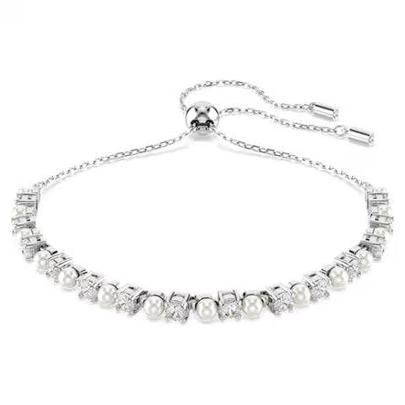 Swarovski Pearl Matrix Tennis Bracelet