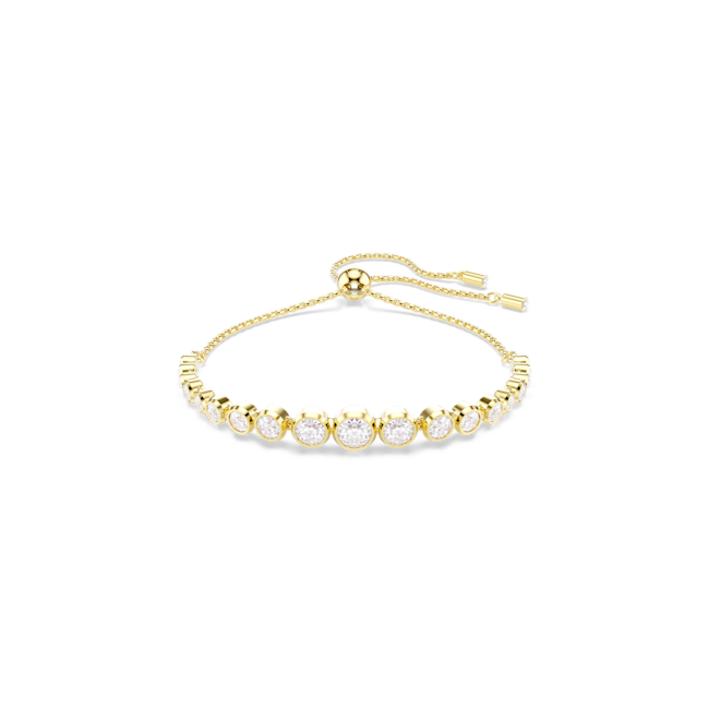 Swarovski Imber Tennis Bracelet, Gold-tone