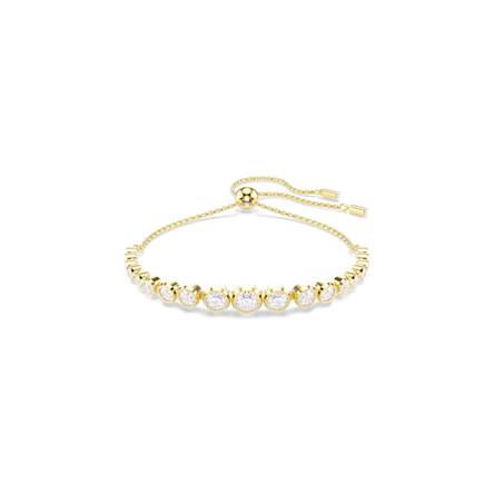 Swarovski Imber Tennis Bracelet, Gold-tone