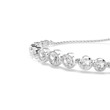 Swarovski Imber Tennis Bracelet, Silver-tone
