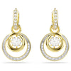 Swarovski Hyperbola Gold Plated Drop Earrings