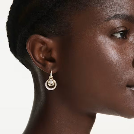 Swarovski Hyperbola Gold Plated Drop Earrings