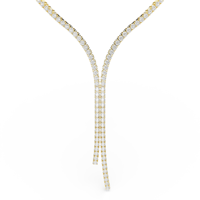 Swarovski Matrix Y necklace