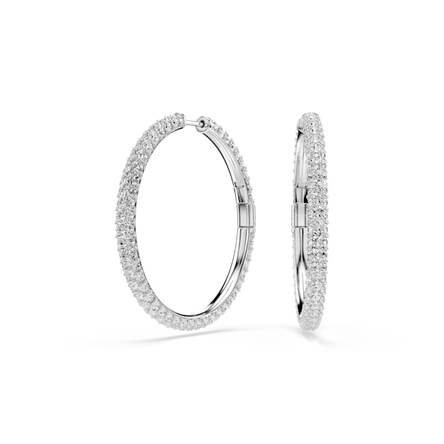 Swarovski Dextera hoop earrings