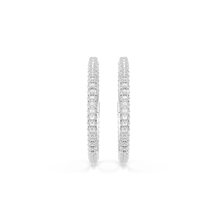 Swarovski Dextera hoop earrings