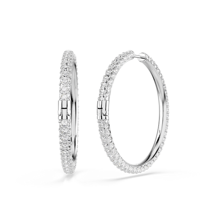 Swarovski Dextera hoop earrings