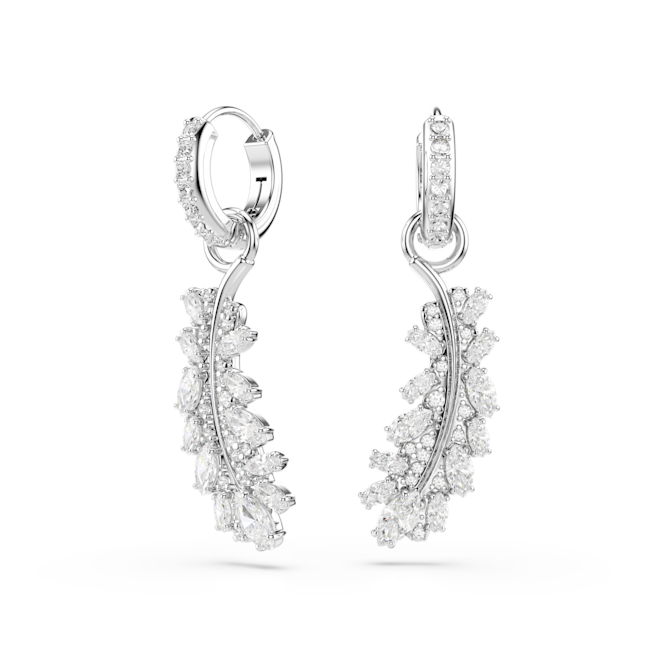 Swarovski Vienna feather earrings