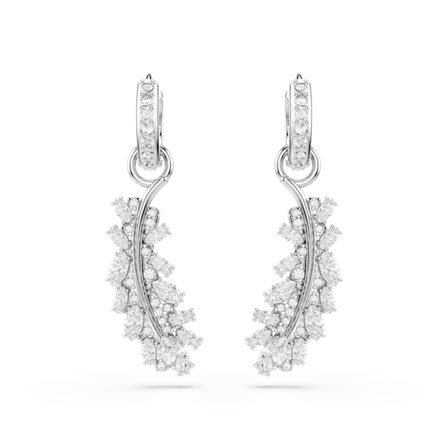 Swarovski Vienna feather earrings