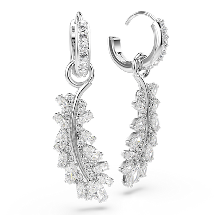 Swarovski Vienna feather earrings