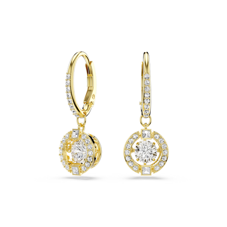 Swaorvski Gold Una Angelic drop earrings