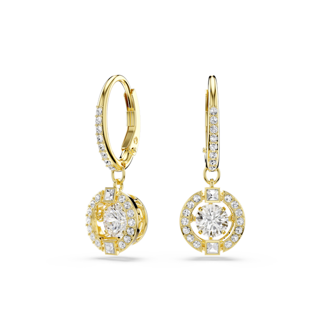 Swaorvski Gold Una Angelic drop earrings