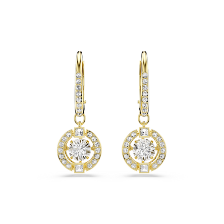 Swaorvski Gold Una Angelic drop earrings