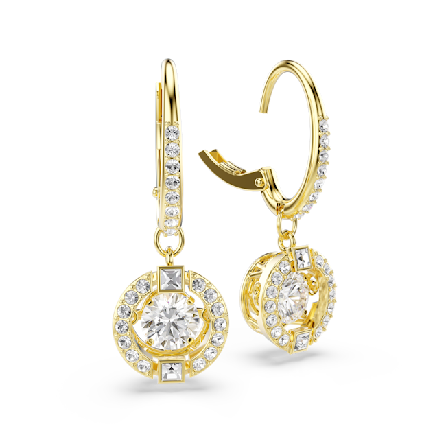 Swaorvski Gold Una Angelic drop earrings