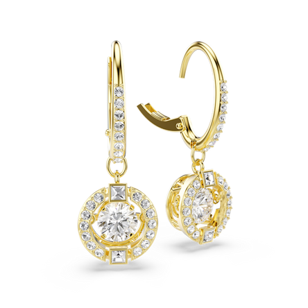 Swaorvski Gold Una Angelic drop earrings
