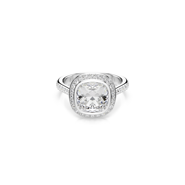 Swarovski Una Angelic Cushion Cut halo ring