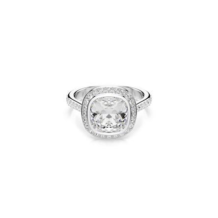 Swarovski Una Angelic Cushion Cut halo ring