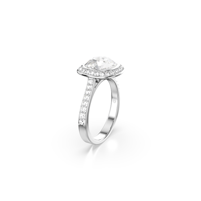 Swarovski Una Angelic Cushion Cut halo ring