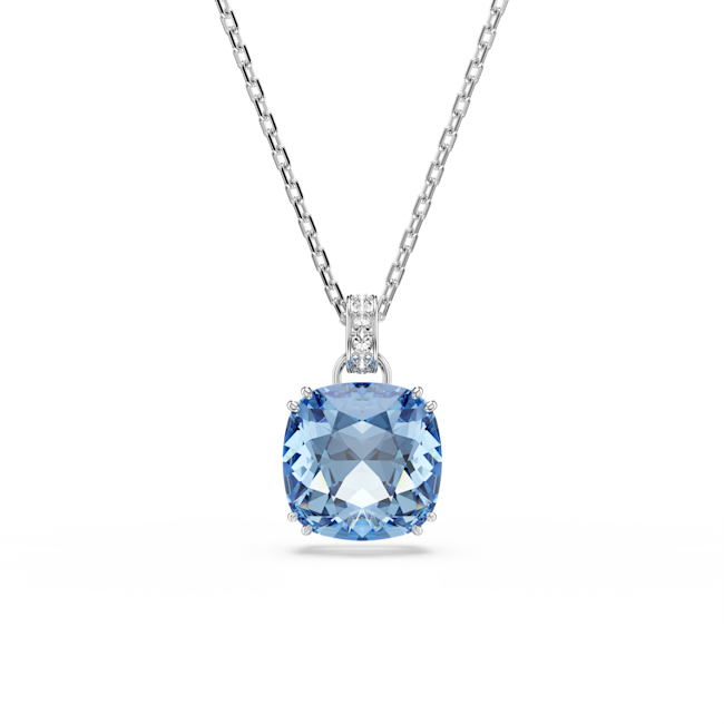 Swarovski Millenia Blue Cushion cut pendant