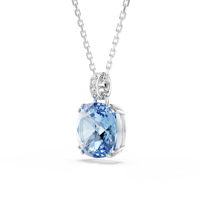 Swarovski Millenia Blue Cushion cut pendant