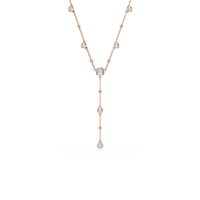 Swarovski Rose Gold Imber Y necklace