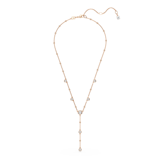 Swarovski Rose Gold Imber Y necklace