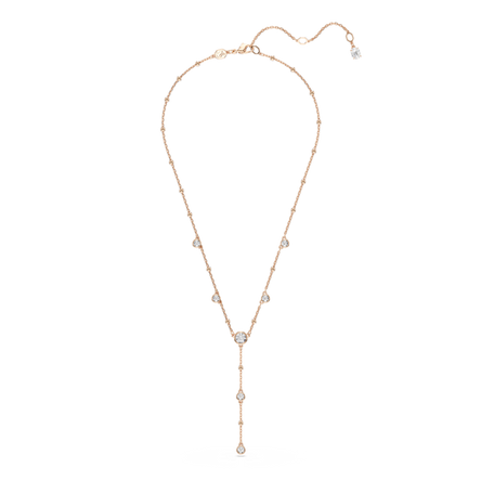 Swarovski Rose Gold Imber Y necklace