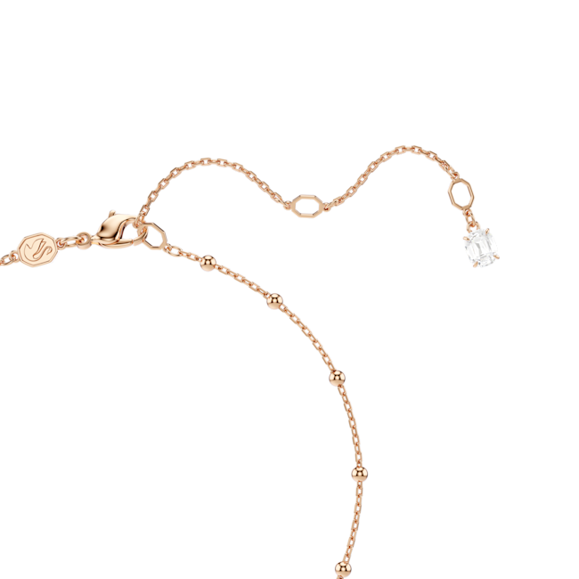 Swarovski Rose Gold Imber Y necklace