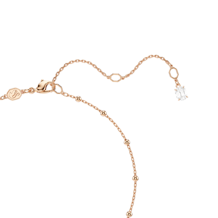 Swarovski Rose Gold Imber Y necklace
