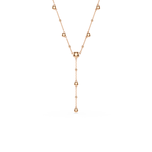 Swarovski Rose Gold Imber Y necklace