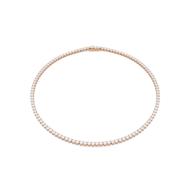 Swarovski Matrix Rose Gold Tennis necklace